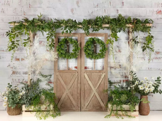 Christmas Front Backdrop (Material: Microfiber)