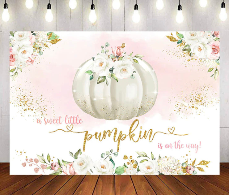 Sweet Pumpkin Backdrop (Material: Vinyl)