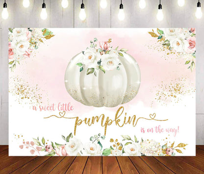 Sweet Pumpkin Backdrop (Material: Vinyl)