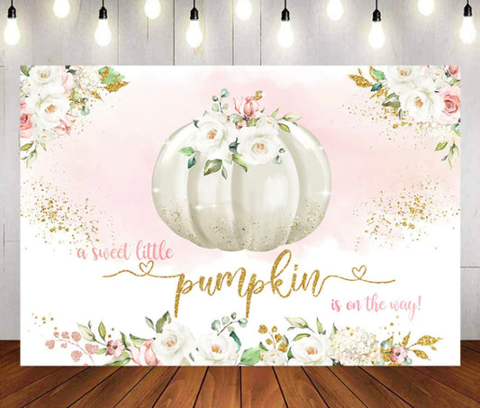Sweet Pumpkin Backdrop (Material: Vinyl)