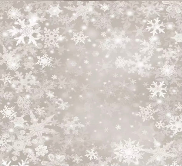 Snowflakes Backdrop (Material: Microfiber)