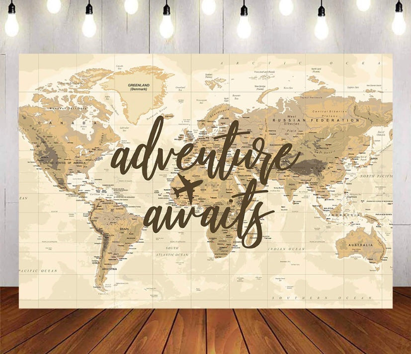 New Adventures Backdrop (Material: Vinyl)