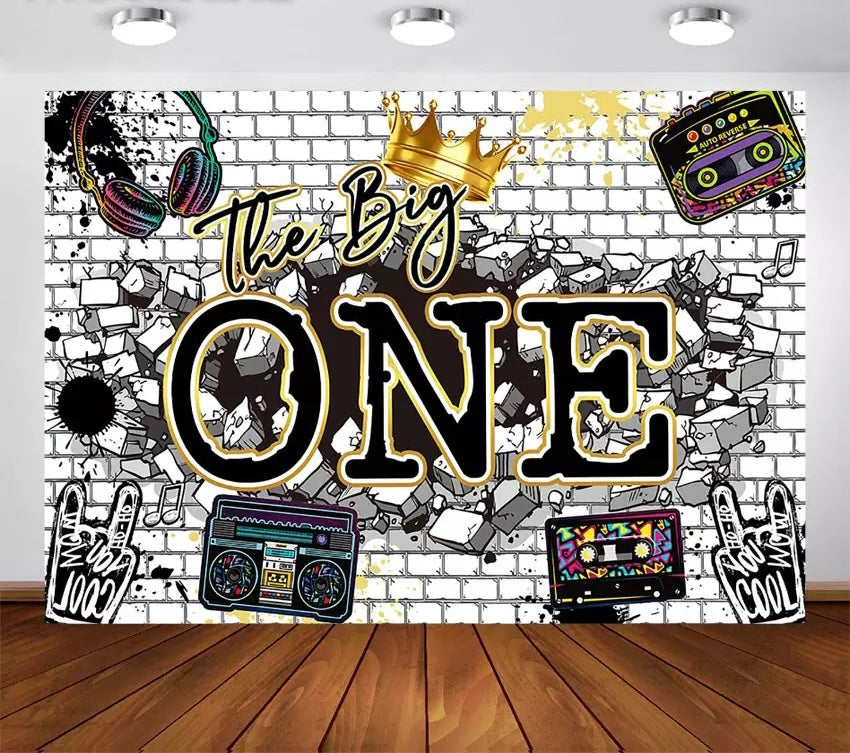 The Big ONE Backdrop (Material: Vinyl)