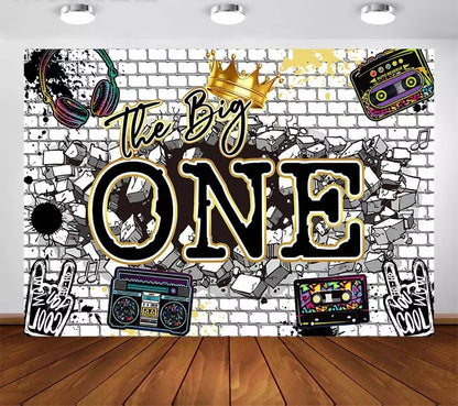 The Big ONE Backdrop (Material: Vinyl)