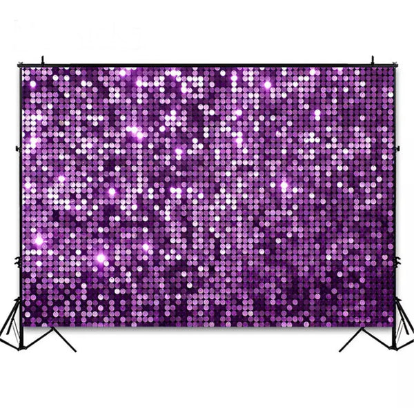 Purple Glitter Backdrop (Material: Vinyl)