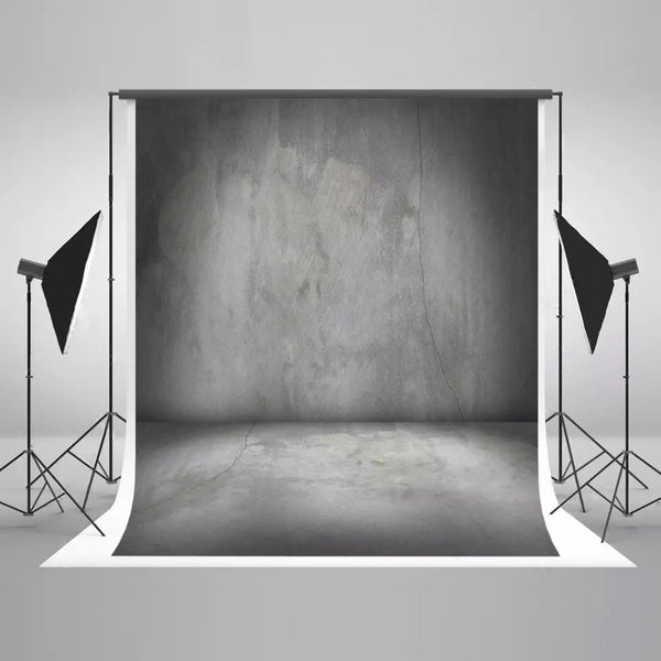 Solid Grey Photography Backdrop (Material: Microfiber)