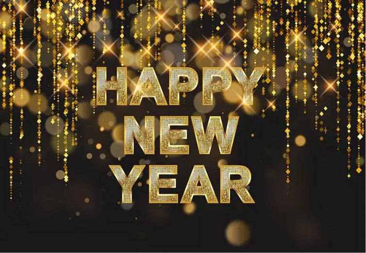 New Year Backdrop (Material: Vinyl)