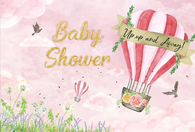 Up, up & away Backdrop (Material: Vinyl)