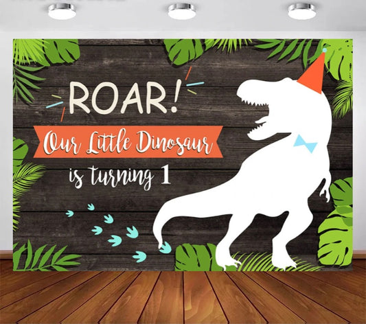 A little Dinosaur Backdrop (Material: Vinyl)