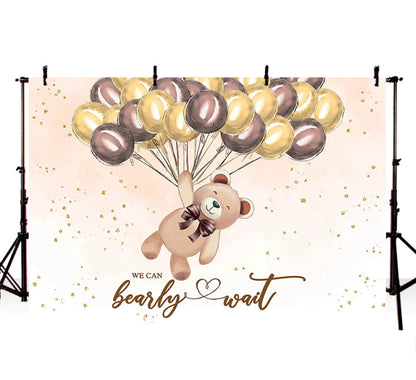 Brownie Bearly Wait Backdrop (Material: Vinyl)