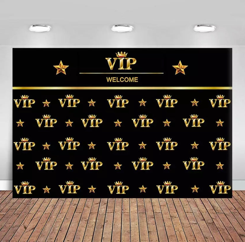 VIP Backdrop (Material: Vinyl)