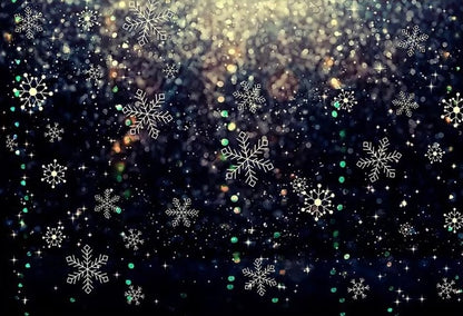 Snowing in Winter Backdrop (Material: Vinyl)