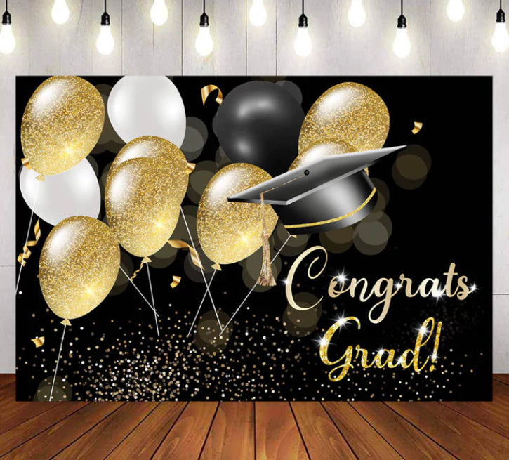 Graduation Backdrop (Material: Vinyl)