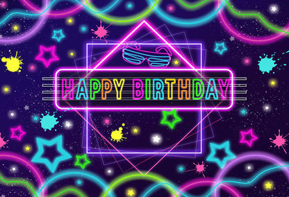 Glow Neon Backdrop (Material: Vinyl)