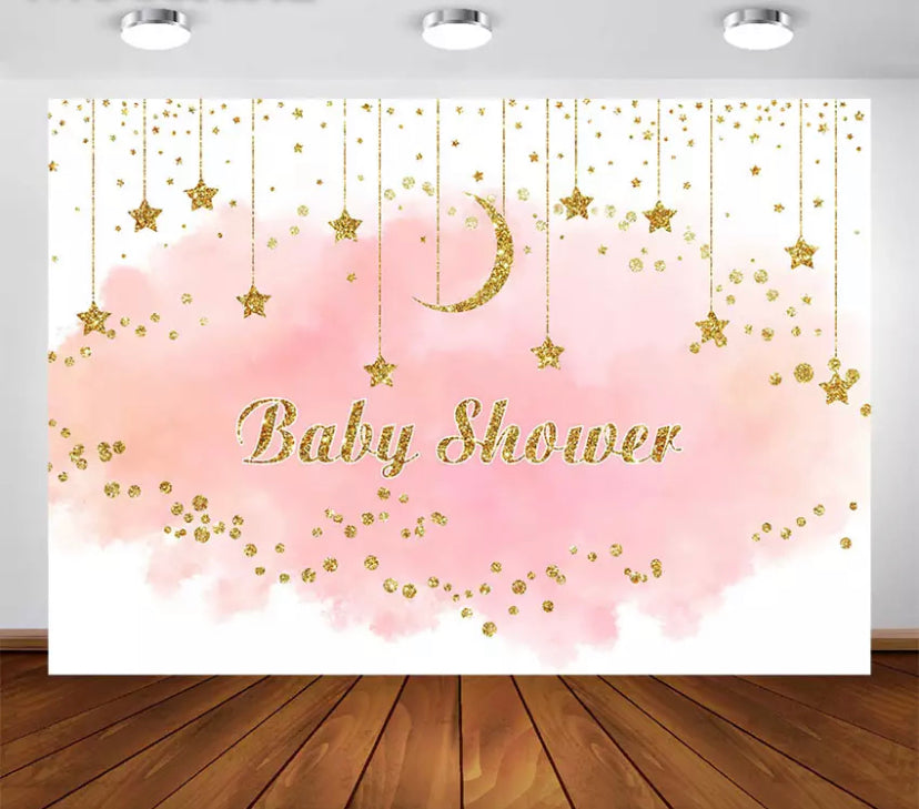 Twinkle Pink Backdrop (Material: Vinyl)