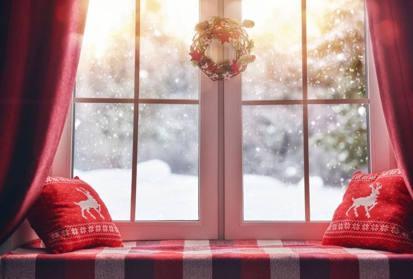 Christmas White Backdrop