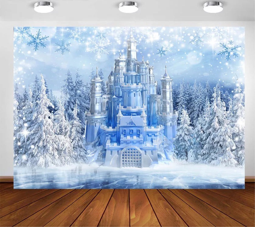 Snow Backdrop (Material: Vinyl)