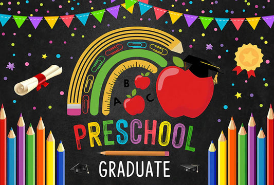 Preschool Backdrop (Material: Vinyl)
