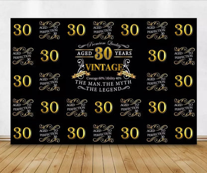 Custom Step & Repeat Backdrop (Material: Vinyl or Microfiber)