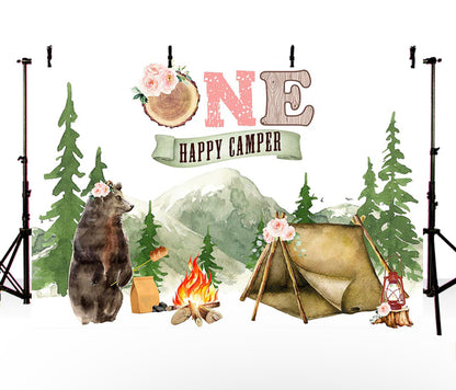 Camper ONE Backdrop (Material: Vinyl)