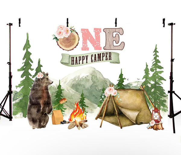 Camper ONE Backdrop (Material: Vinyl)