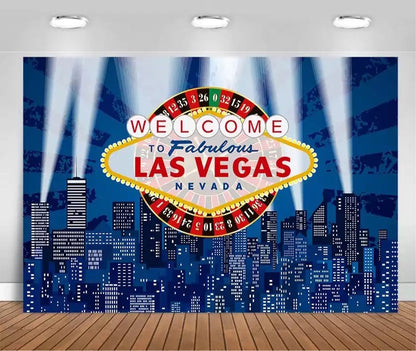 Las Vegas Nevada Backdrop (Material: Vinyl)