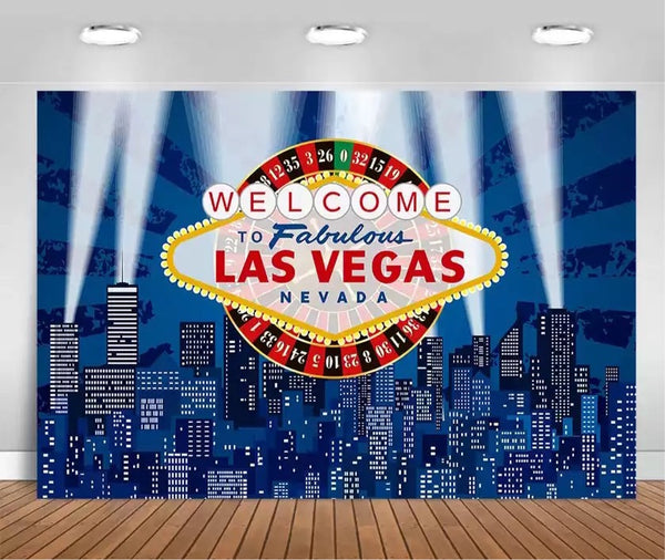 Las Vegas Nevada Backdrop (Material: Vinyl)