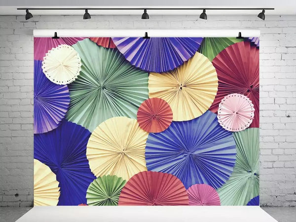 Chinese Colourful Backdrop (Material: Microfiber)