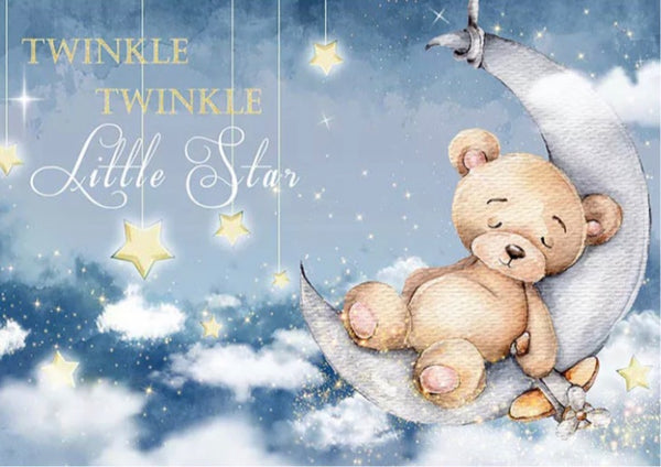 Twinkle Bearly Backdrop (Material: Vinyl)