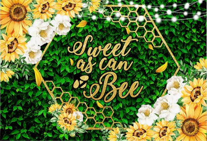 Sweet as a Bee Backdrop (Material: Vinyl)