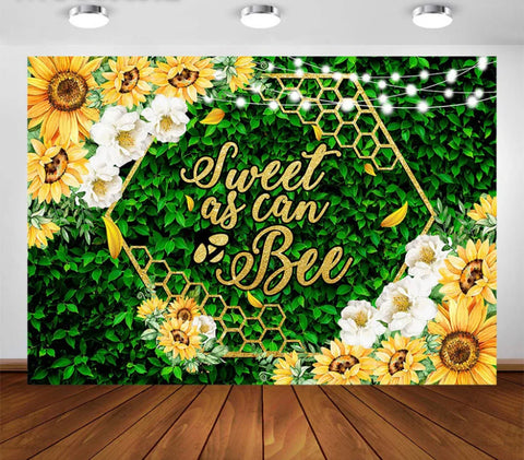 Sweet as a Bee Backdrop (Material: Vinyl)