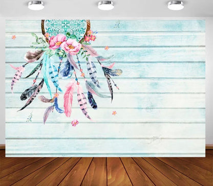 Boho Chic Backdrop (Material: Vinyl)