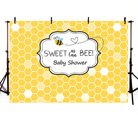 Sweet as can Bee Backdrop (Material: Vinyl)