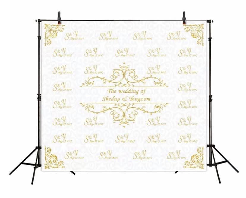Custom Step & Repeat Backdrop (Material: Vinyl or Microfiber)
