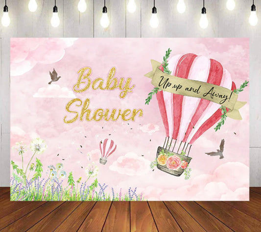 Up, up & away Backdrop (Material: Vinyl)