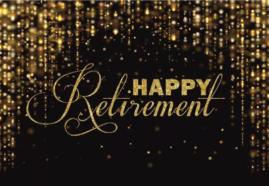 Retirement Backdrop (Material: Vinyl)