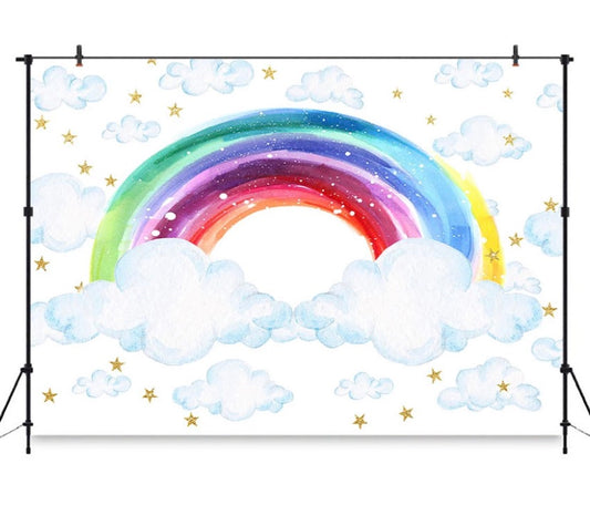 Rainbow Backdrop (Material: Vinyl)