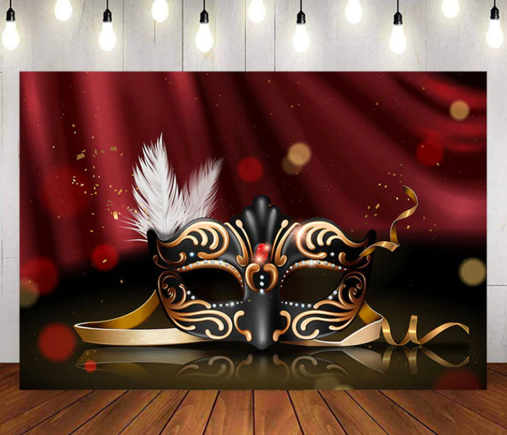 Carnival Ball Backdrop (Material: Vinyl)