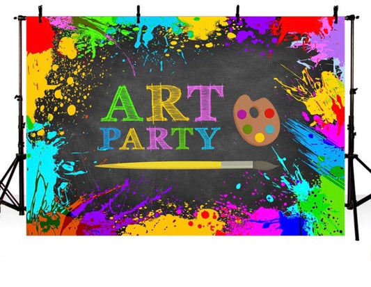 Art Colourful Backdrop (Material: Vinyl)