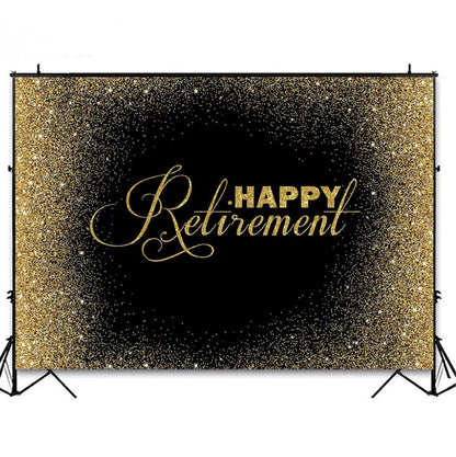 My Retirement Celebration Backdrop (Material: Vinyl)