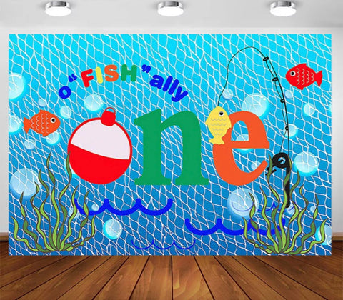 Fish Ally Backdrop (Material: Vinyl)