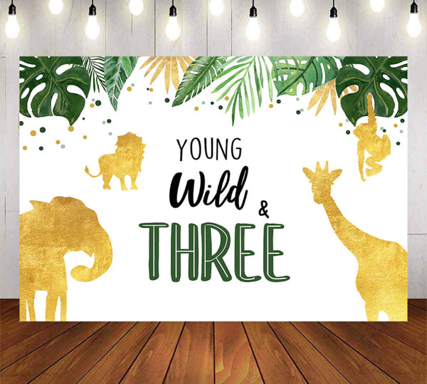 Young & Wild Backdrop (Material: Vinyl)