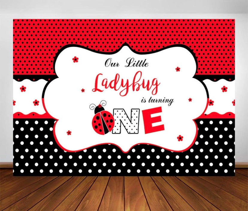 Ladybug Backdrop