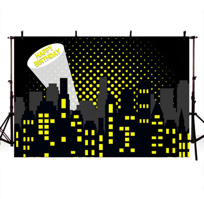 Super Bat Backdrop (Material: Vinyl)