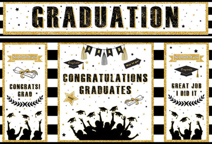 Graduation Backdrop (Material: Vinyl)