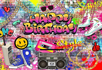 In the 90s Backdrop (Material: Vinyl)