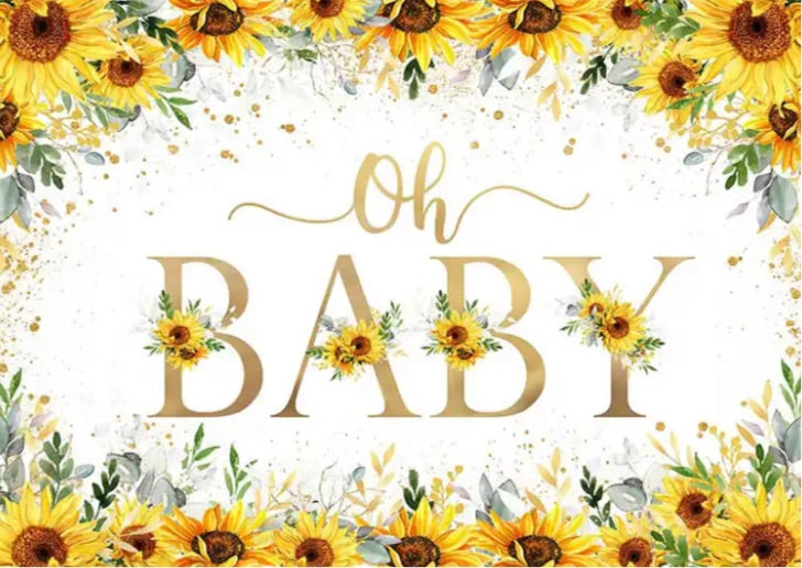 Sweet Flower Backdrop (Material: Vinyl)