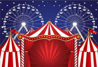 Magic Circus Backdrop (Material: Vinyl)