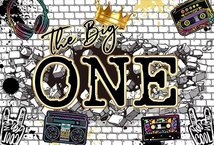 The Big ONE Backdrop (Material: Vinyl)