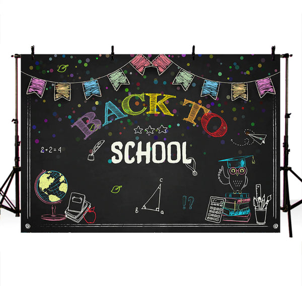 Back to Classes Backdrop (Material: Vinyl)